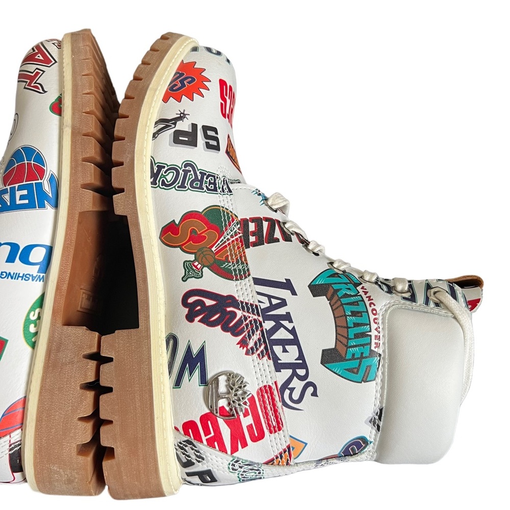 Timberland NBA Mitchell & Ness x NBA “East Meets West” Premium Size 9.5 … - Picture 11 of 15